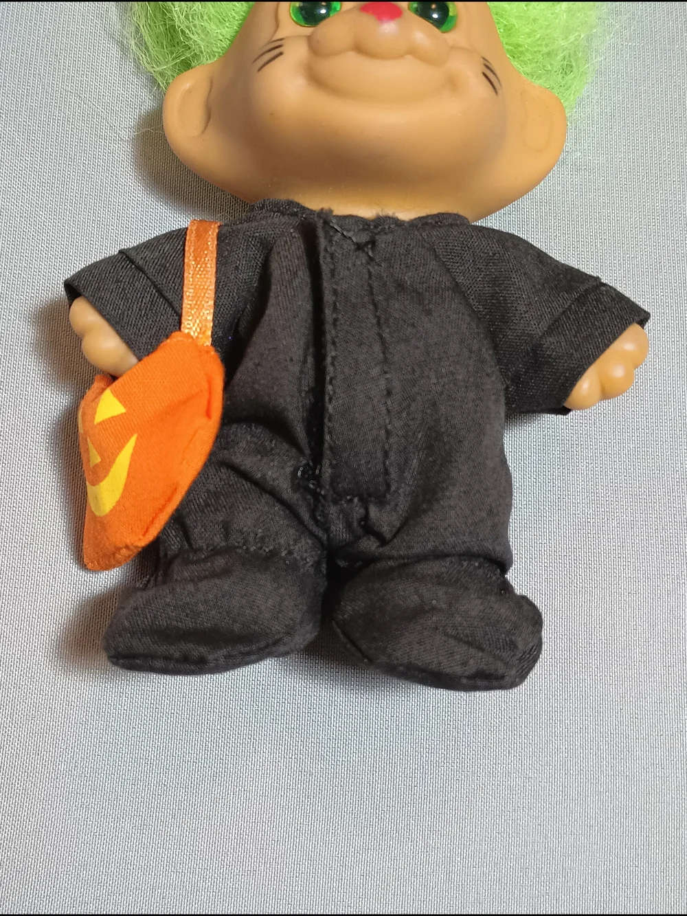 Russ Vintage Halloween Black Cat Troll Doll